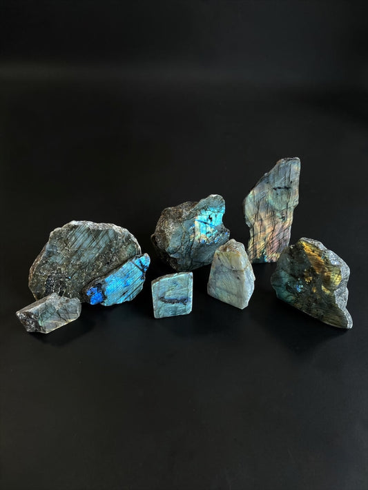 Labradorite Raw With Polished Side