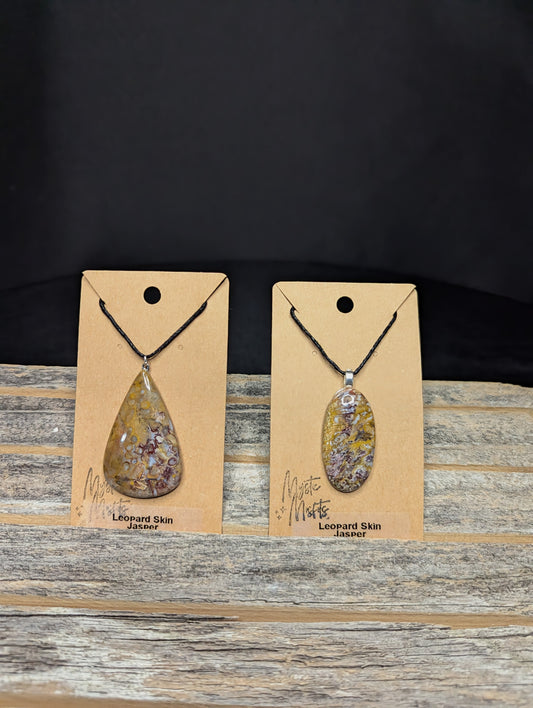 Leopard Skin Jasper Pendants