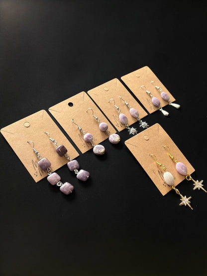 Lepidolite Earrings