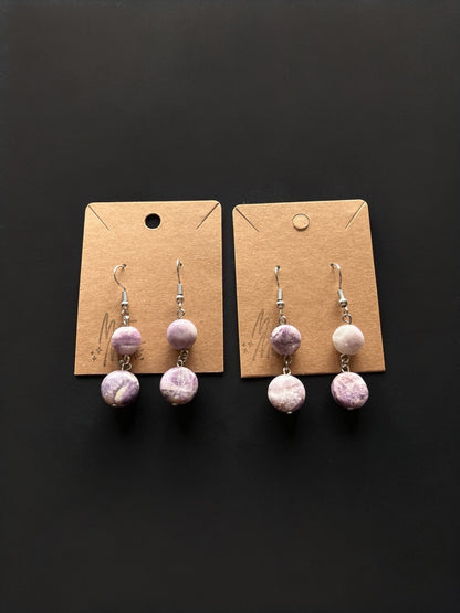 Lepidolite Earrings
