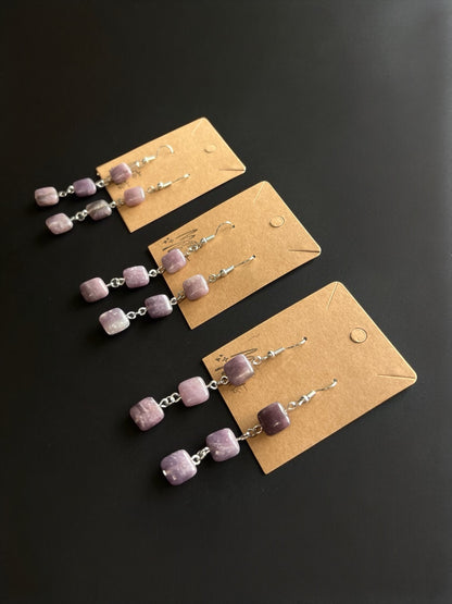 Lepidolite Earrings