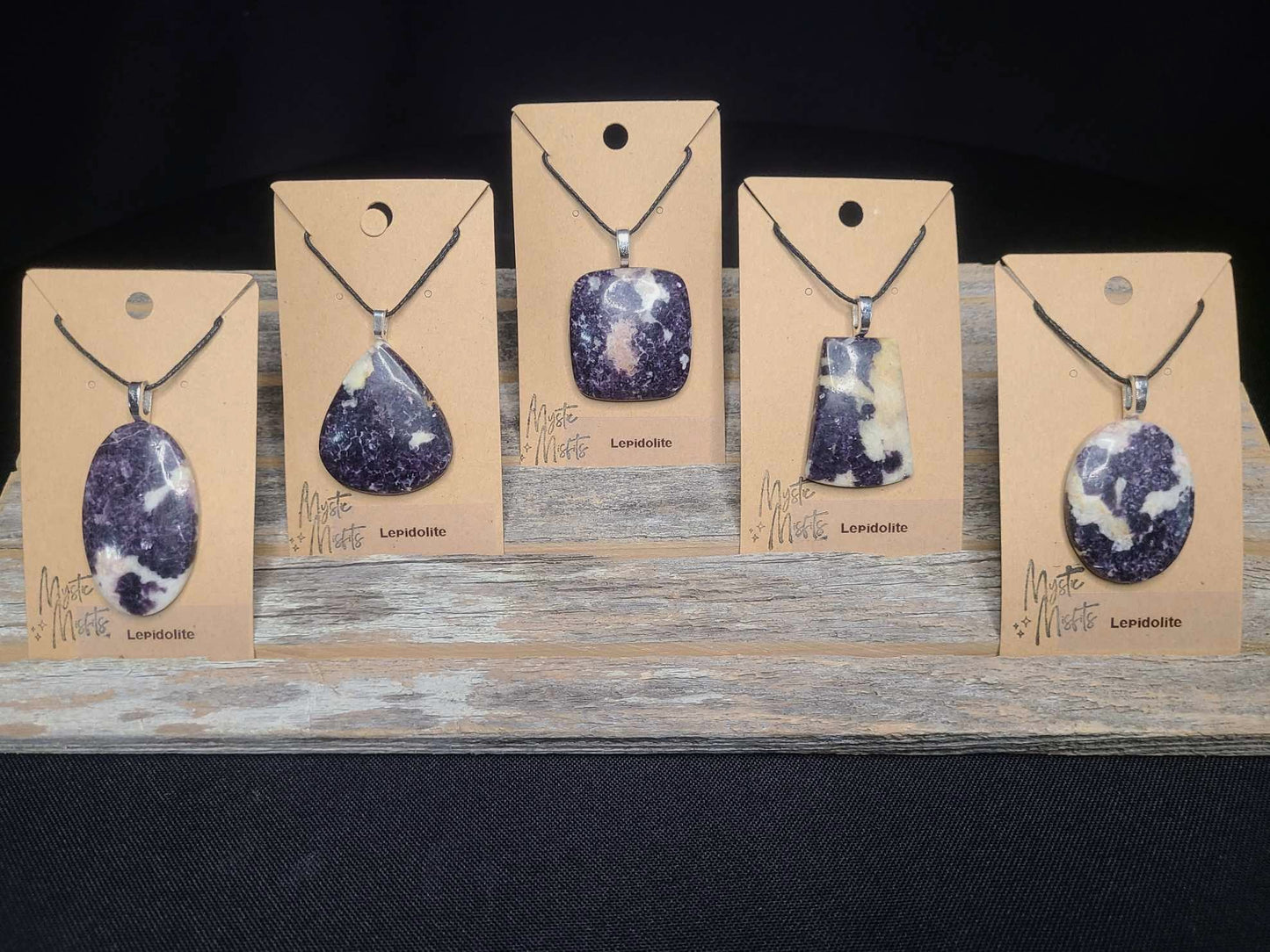 Lepidolite Pendants