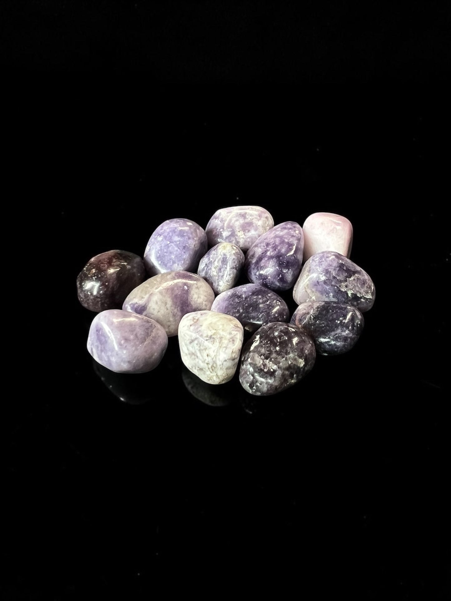 Lepidolite Tumbles