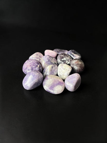 Lepidolite Tumbles