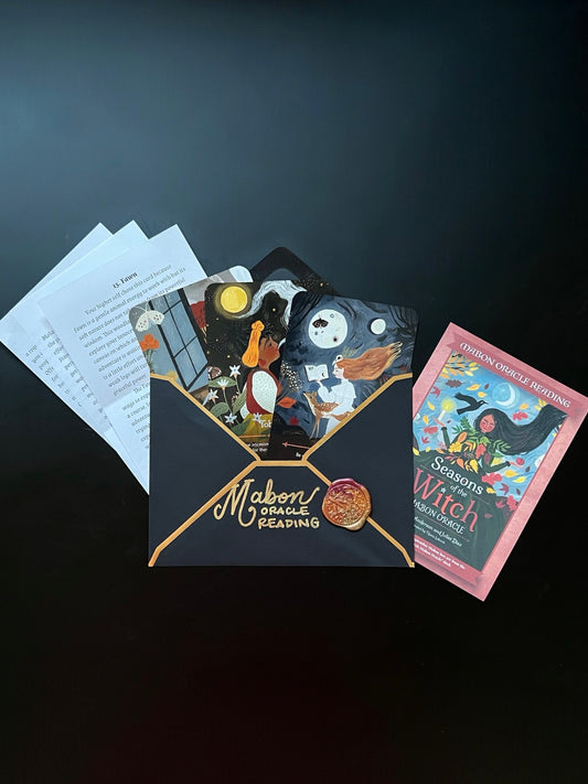 Mystery Mabon Oracle Reading Envelopes (Seasonal)