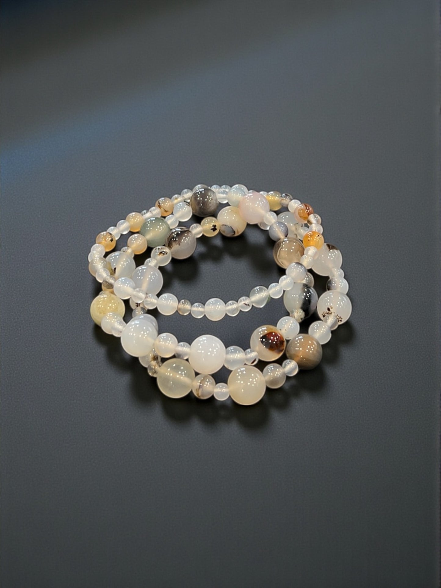 Montana Agate Bead Bracelets