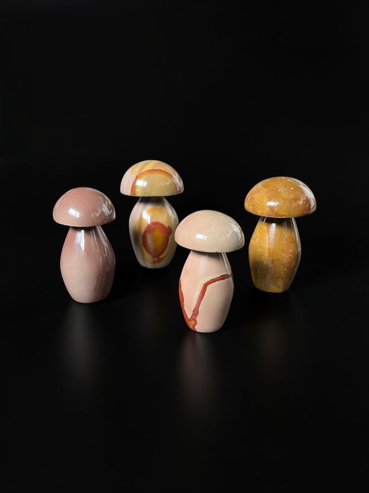 Mookaite Jasper Mushrooms