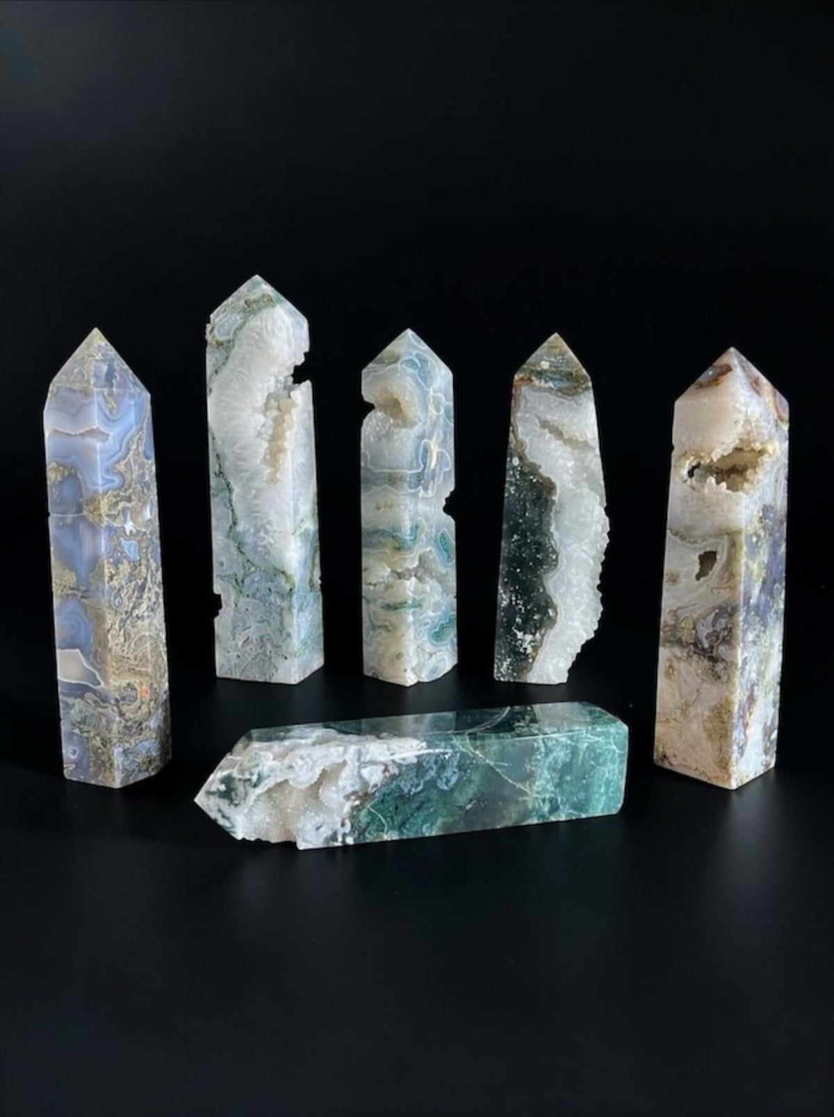 Moss Agate Towers