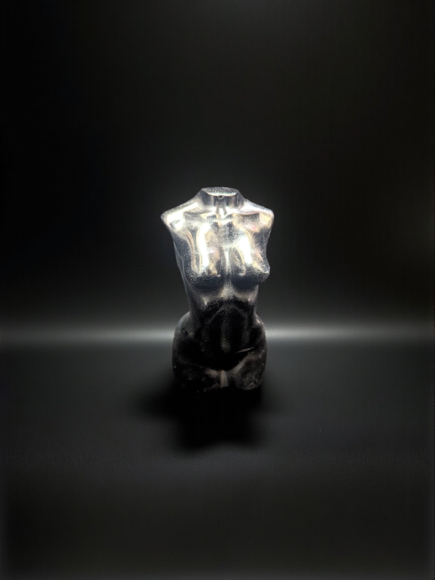 Black Obsidian Carved Women's Torso