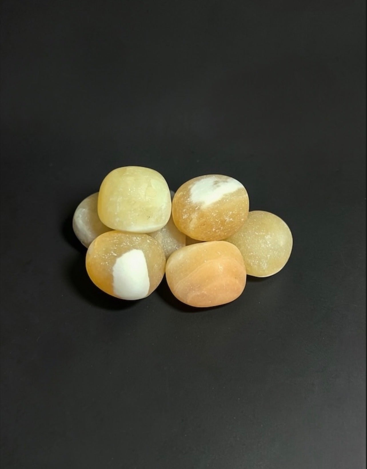 Orange Calcite Tumbles