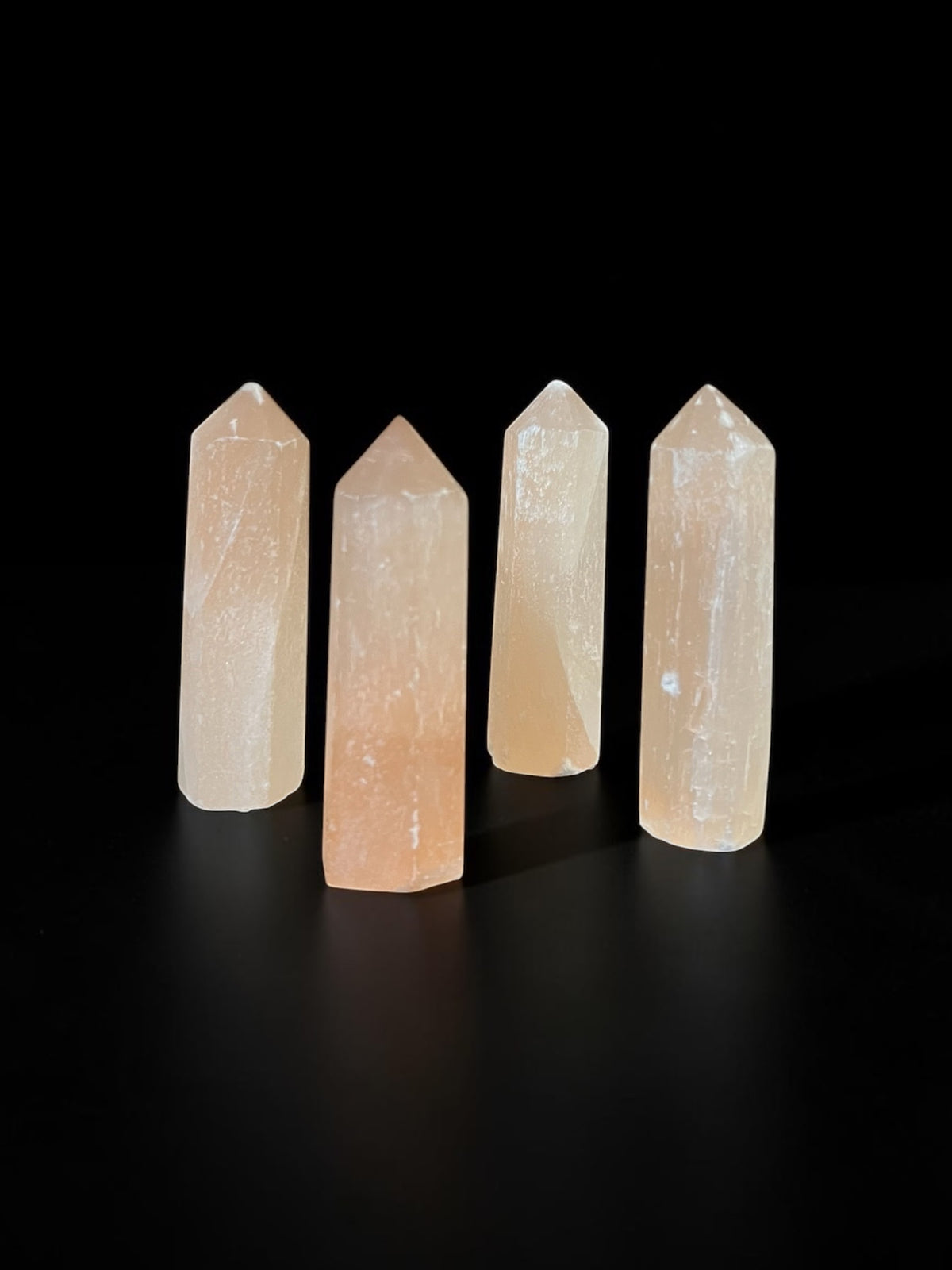 Orange Selenite Towers
