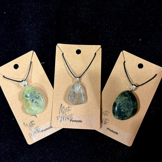 Prehnite Pendants
