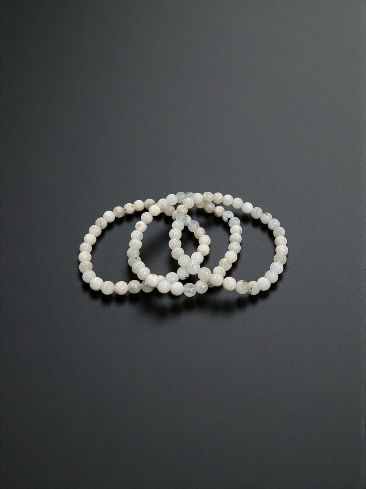 Rainbow Moonstone Bead Bracelets