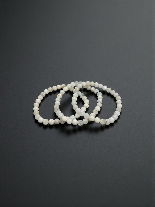 Rainbow Moonstone Bead Bracelets
