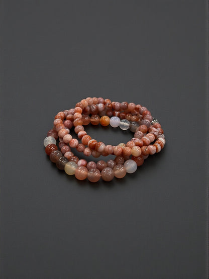 Red Agate Bead Bracelets