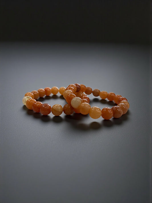 Red Aventurine Bead Bracelets