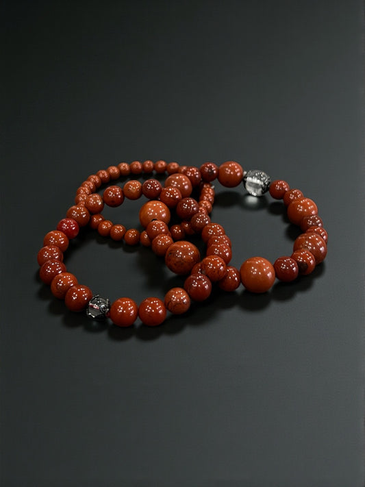 Red Jasper Bead Bracelets