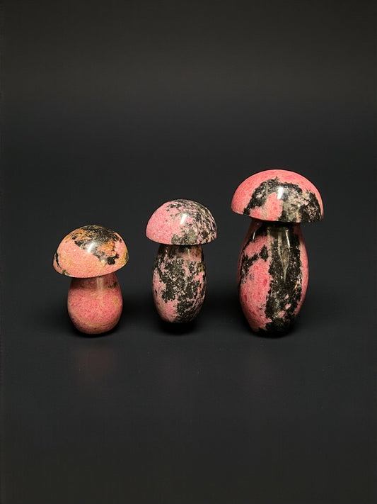 Rhodonite Mushrooms