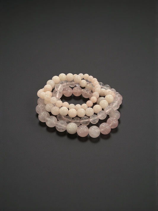 Rose Quartz Bead Bracelets