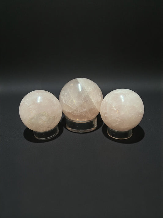 Rose Quartz Spheres