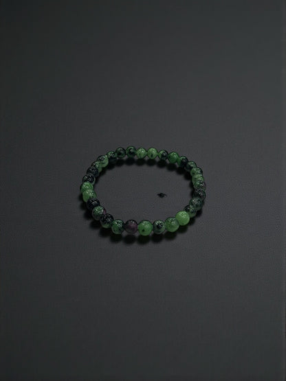 Ruby Zoisite Bead Bracelets