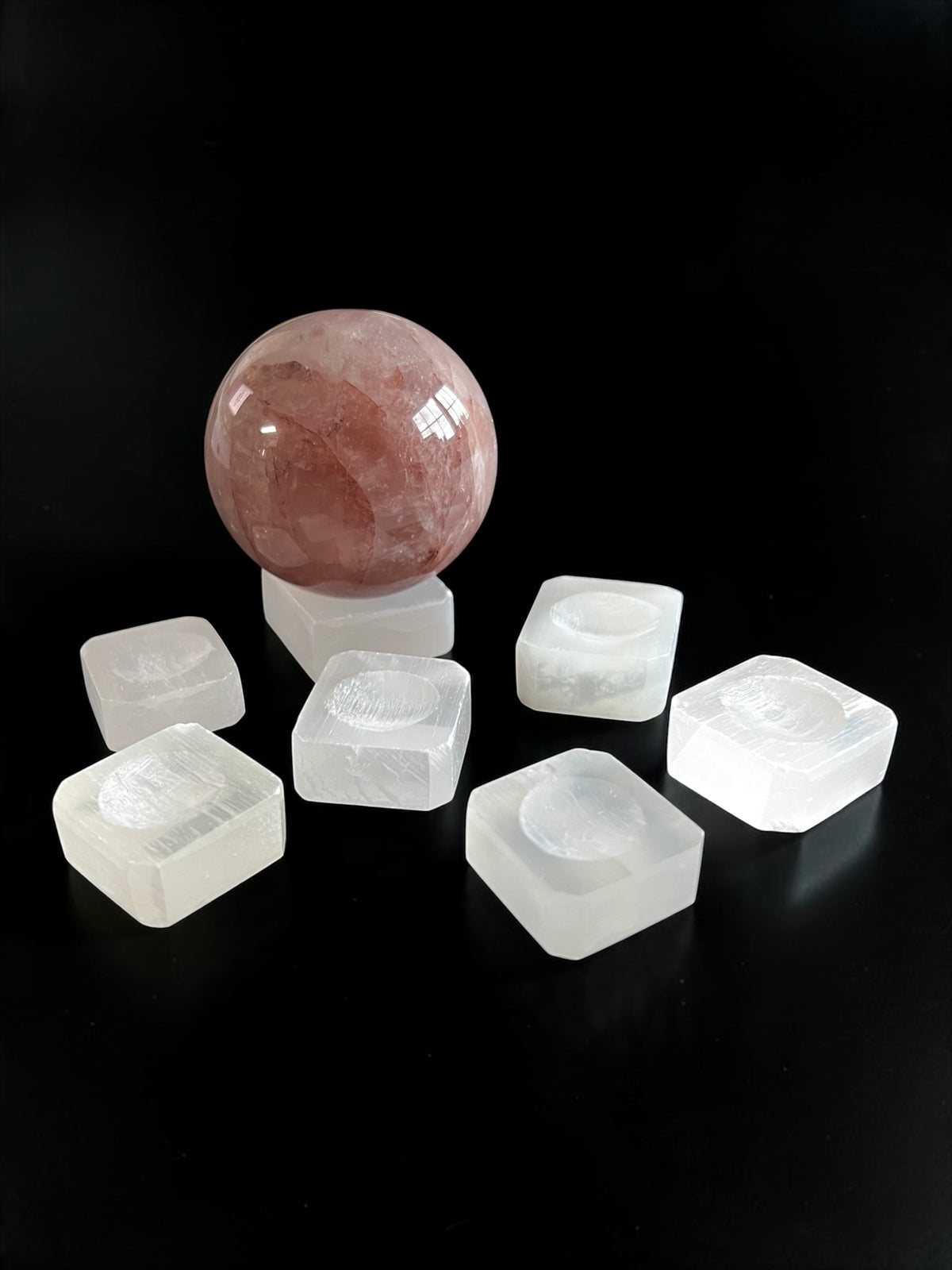 Selenite Sphere Holders