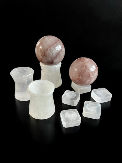 Selenite Sphere Holders