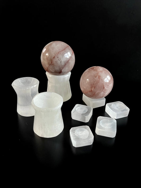 Selenite Sphere Holders
