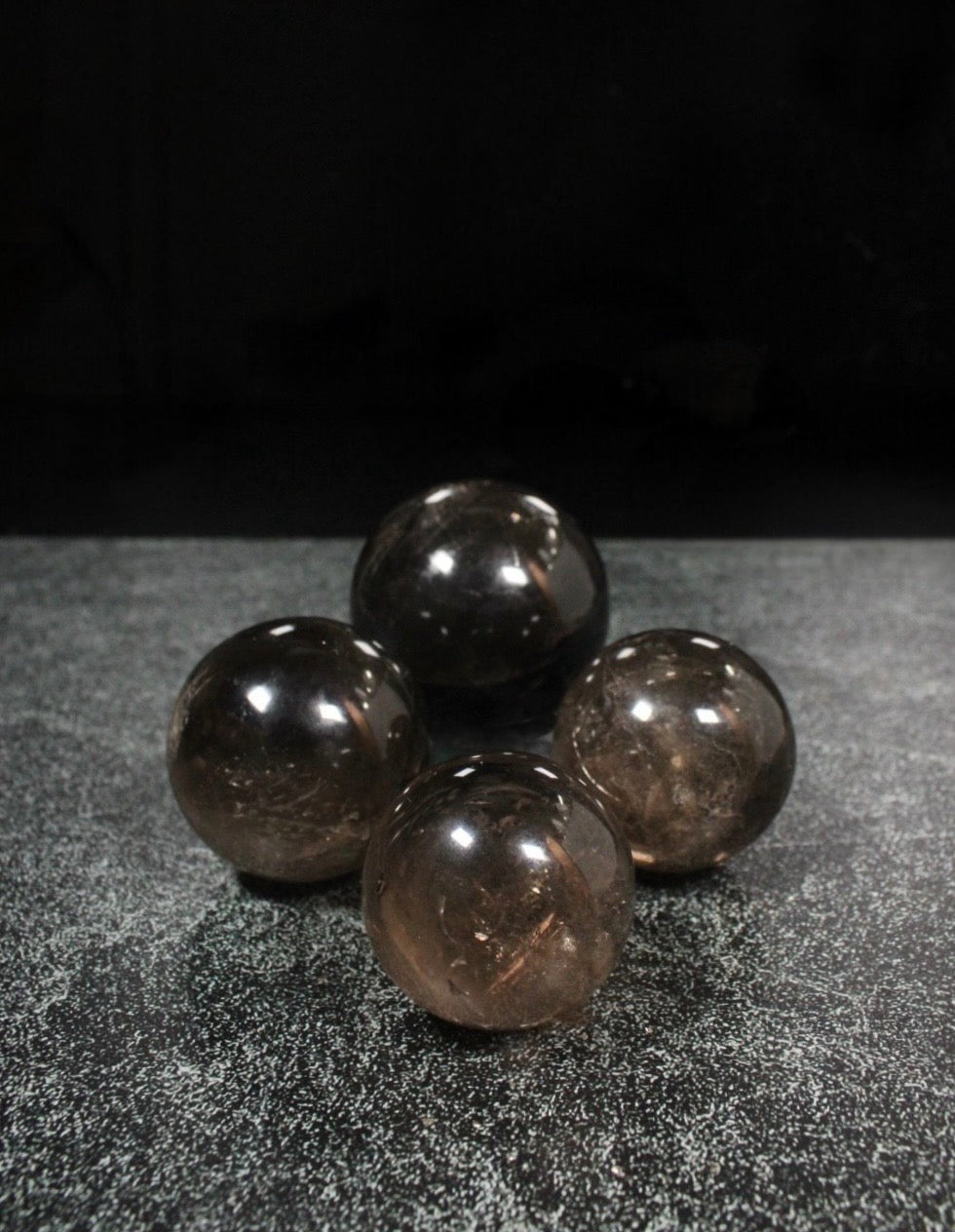 Smoky Quartz Spheres