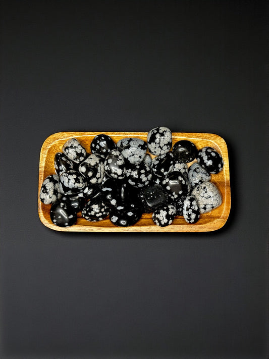 Snowflake Obsidian Tumbles