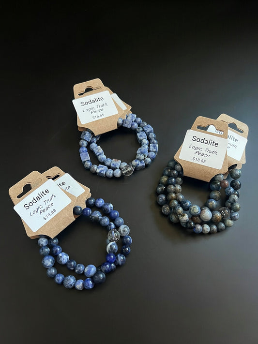 Sodalite Bead Bracelets
