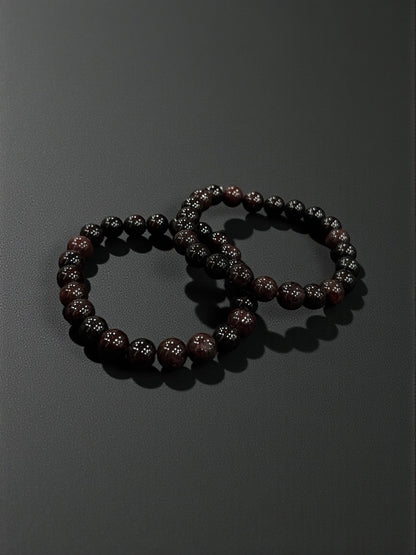 Star Garnet Bead Bracelets