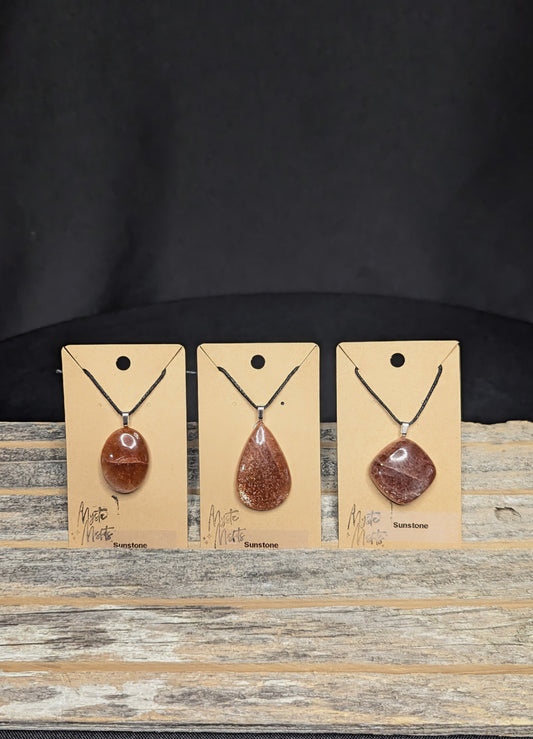Sunstone Pendants