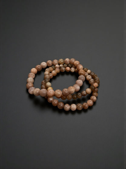 Sunstone Bead Bracelets
