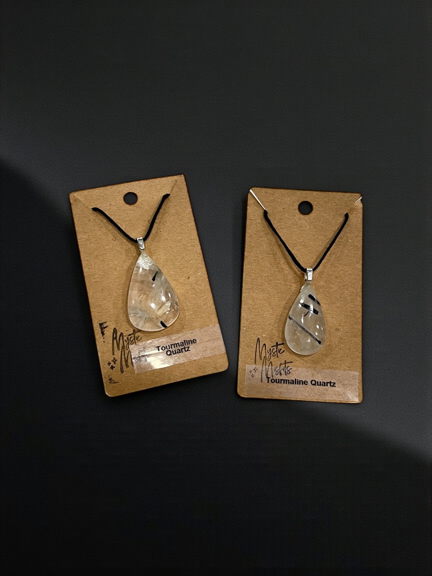 Tourmaline Quartz Pendants