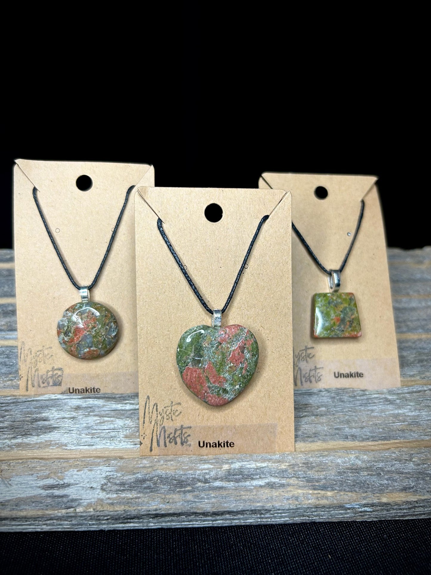 Unakite Pendants