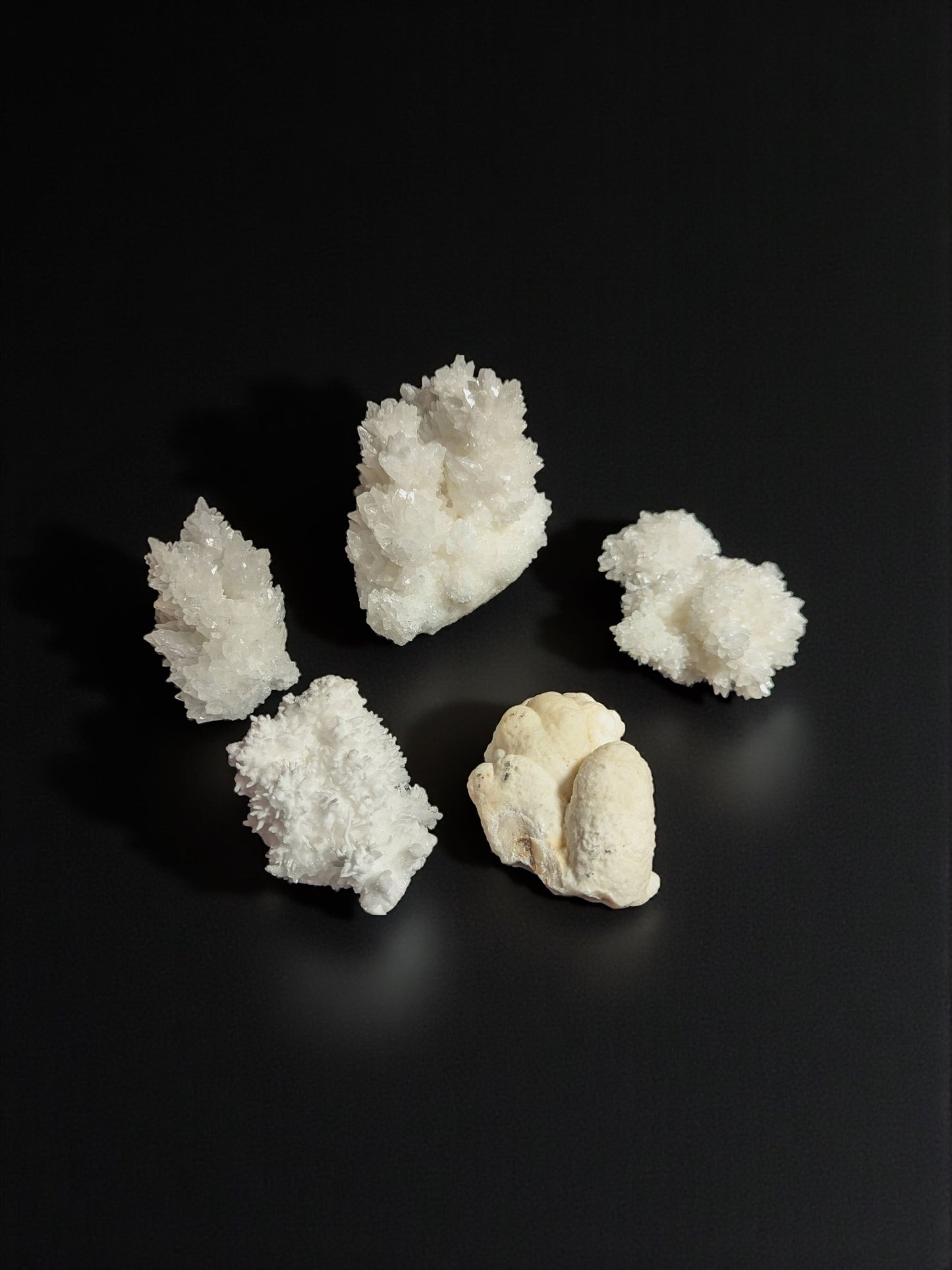 White Aragonite Raw