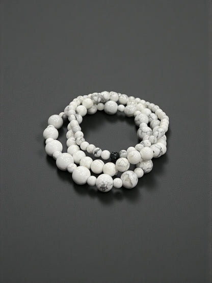 Howlite Bead Bracelets