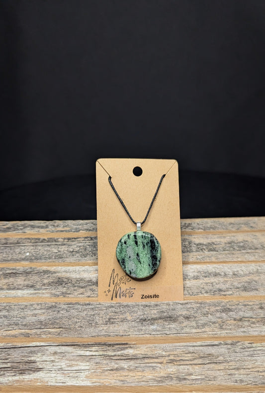 Ruby Zoisite Pendants